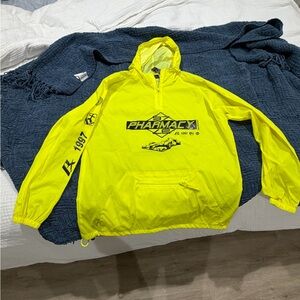 Vintage Pharmacy Yellow Windbreaker Jacket